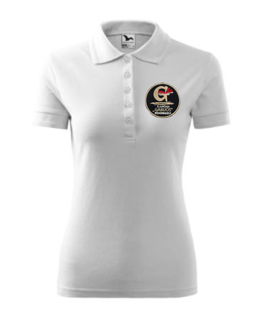 Klaipėdos Gabijos progimnazijos polo marškinėliai merginoms su logo 210