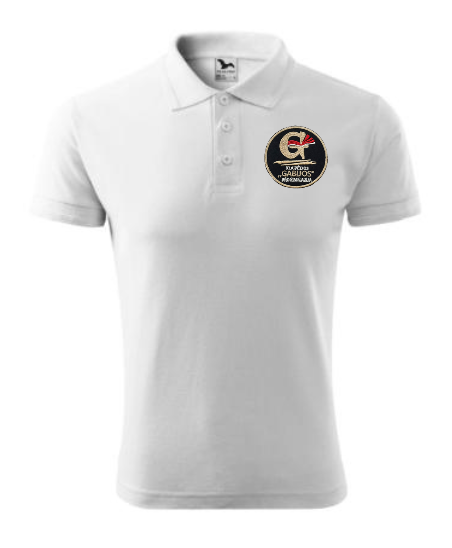 Klaipėdos Gabijos progimnazijos polo marškinėliai vaikinams su logo 203