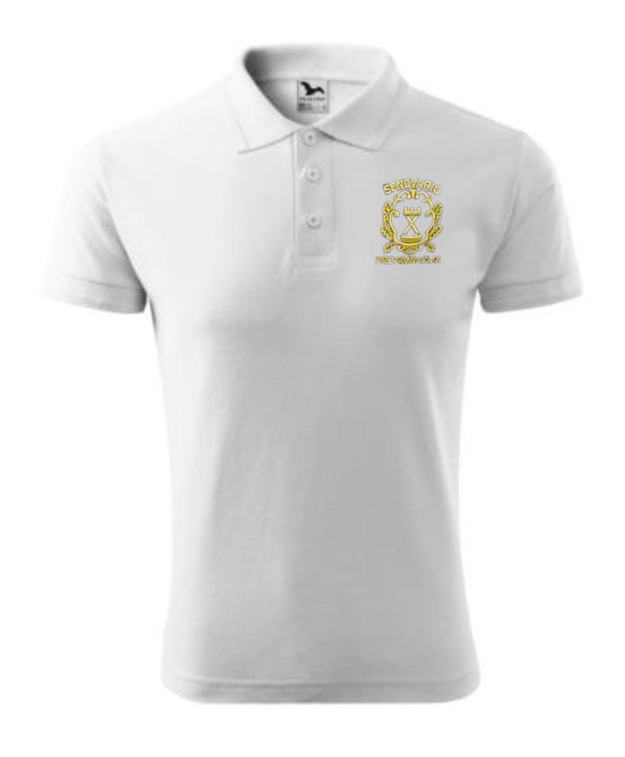 Klaipėdos Sendvario progimnazijos polo marškinėliai vaikinams su logo 203