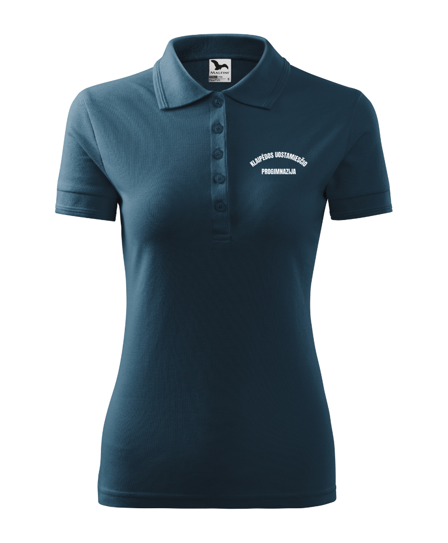 Klaipėdos uostamiesčio progimnazijos polo marškinėliai merginoms 210
