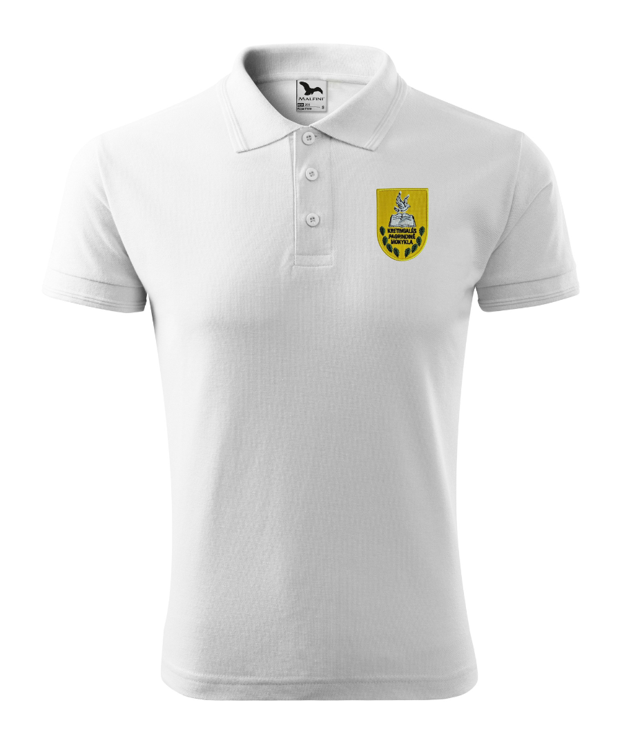 Klaipėdos r. Kretingalės pagrindinės mokyklos polo marškinėliai vaikinams su logo 203