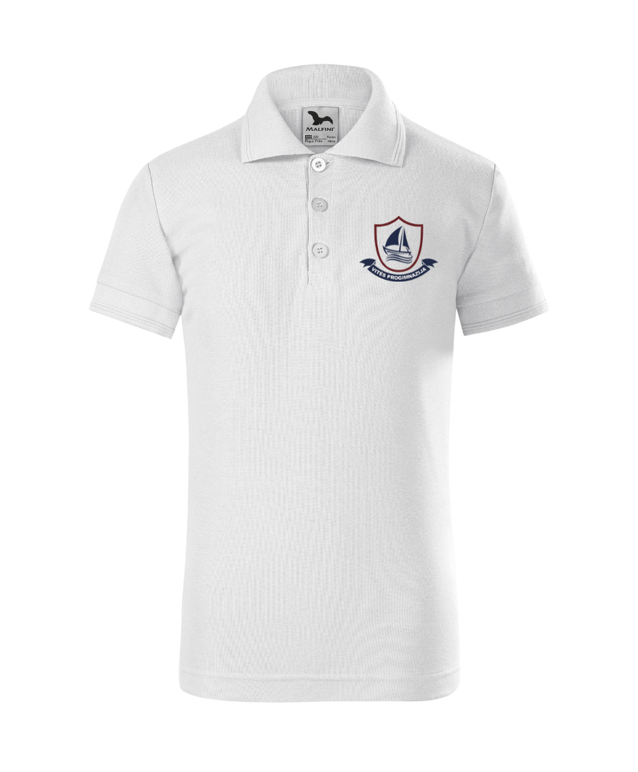 Klaipėdos Vitės progimnazijos polo marškinėliai vaikams su logo 222
