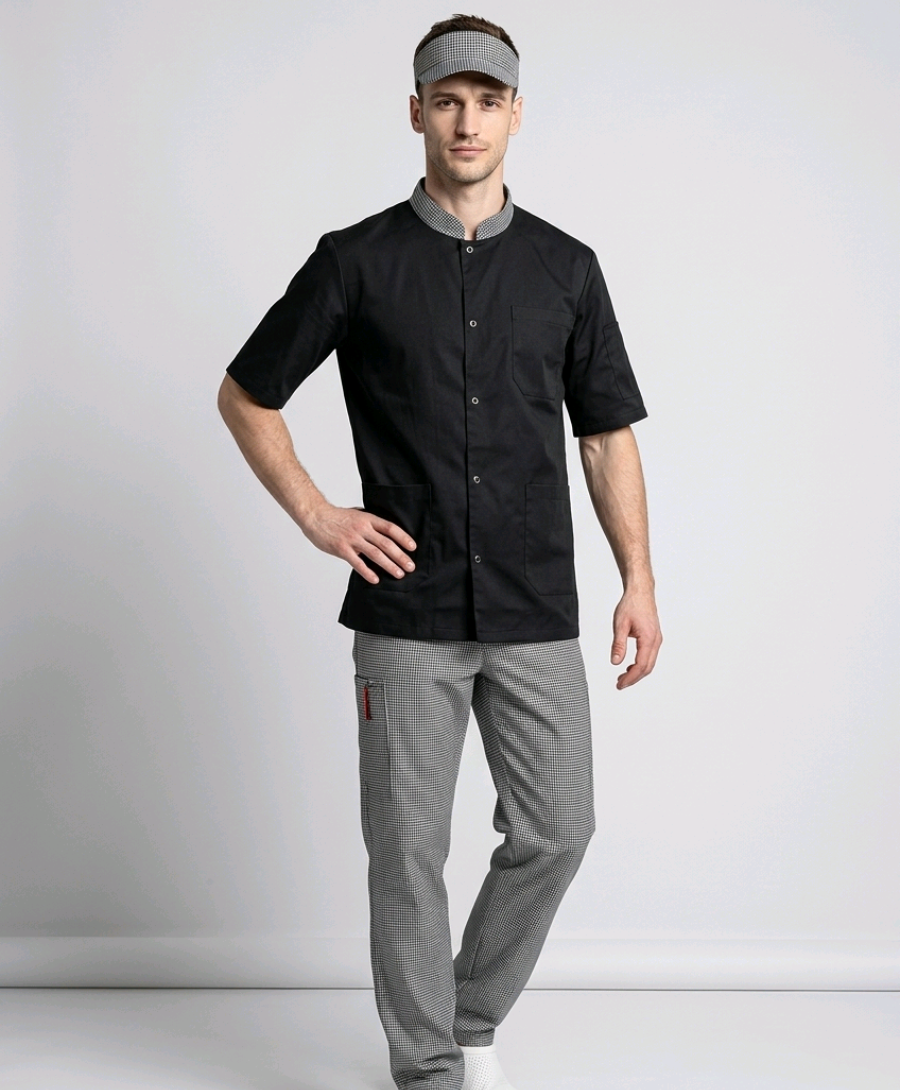 Vīriešu šefpavāra jaka ar elastānu VYR-3E-P