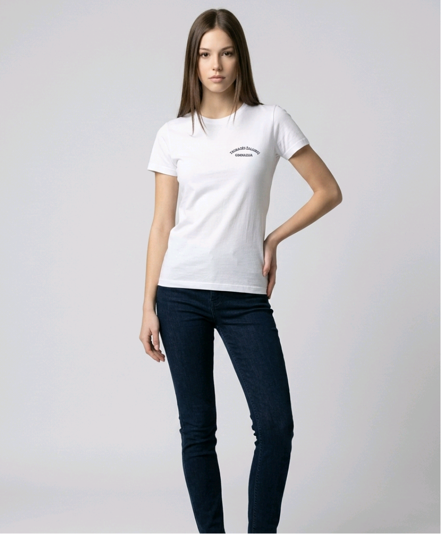 Tauragės Žalgirių gimnazijos unisex marškinėliai su logo „Paint“ P73